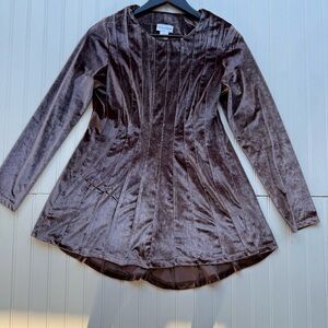 Soft Surroundings Shimmering Velvet Dress